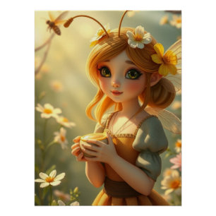Springtime Fairy Art Poster