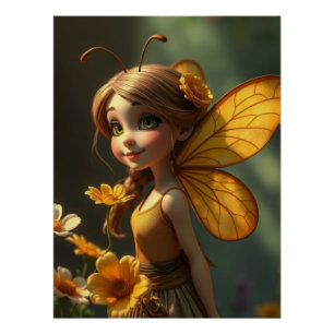 Springtime Fairy Art Poster