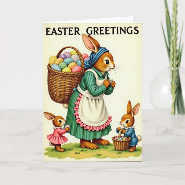 Springtime Family Celebration Card (Front)