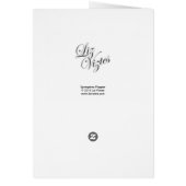 Springtime Flapper Blank Card (Back)