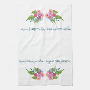 Springtime Floral Kitchen Towel