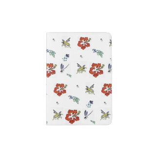 Springtime floral passport holder