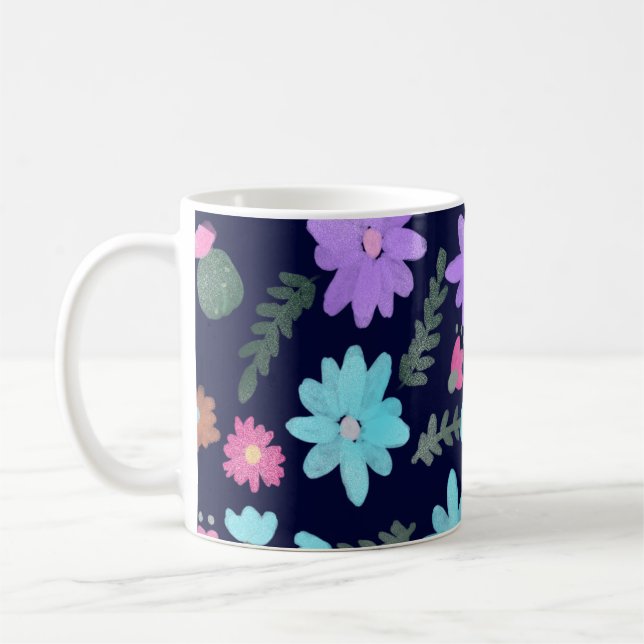 Springtime Florals Mom  Coffee Mug (Left)