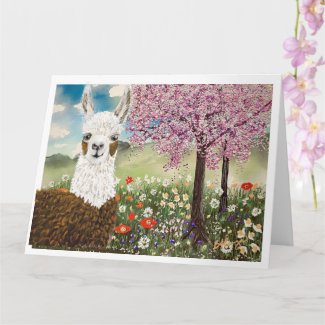 Springtime Flowers Card