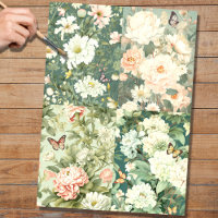 Springtime Flowers Collage 1 Decoupage Paper