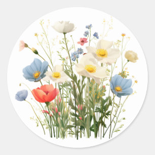 Springtime Flowers Stickers