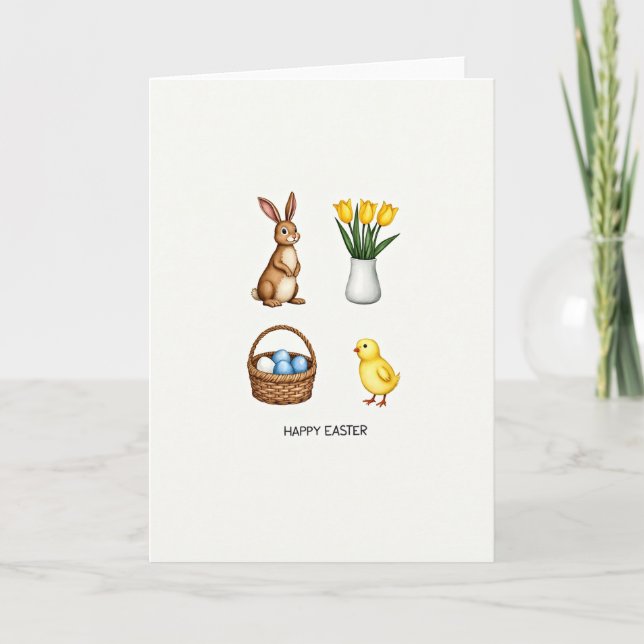 Springtime Four Part Scene Card (Front)