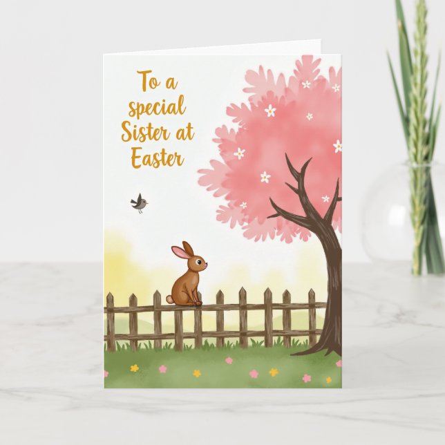 Springtime Friend Greeting Card (Front)