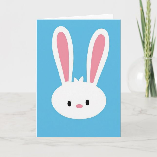 Springtime Friend Head Card (Front)