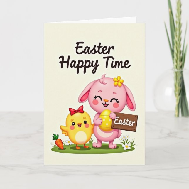 Springtime Friends Art Card (Front)