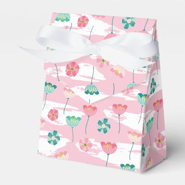 Springtime Garden Favor Boxes (Front Side)