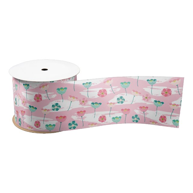 Springtime Garden Satin Ribbon (Spool)