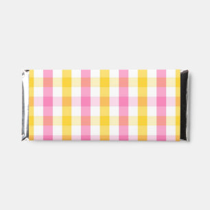 Springtime Gingham Hershey Bar Favors