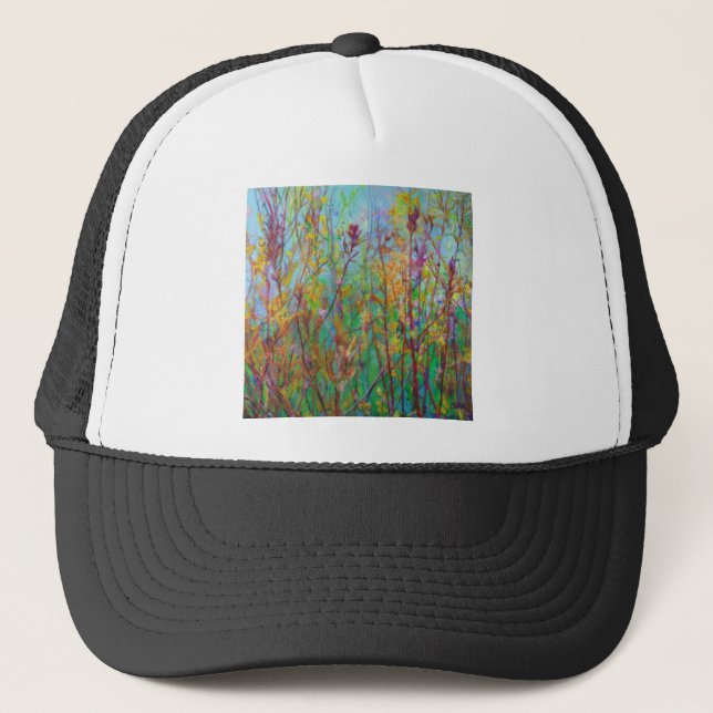 Springtime Grasses Trucker Hat (Front)