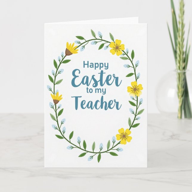 Springtime Greetings Art Card (Front)