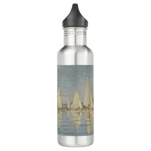 Springtime, Impressionist Portrait, Claude Monet Stainless Steel Water Bottle
