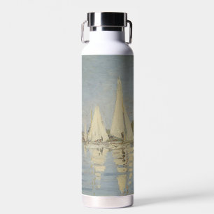 Springtime, Impressionist Portrait, Claude Monet Water Bottle