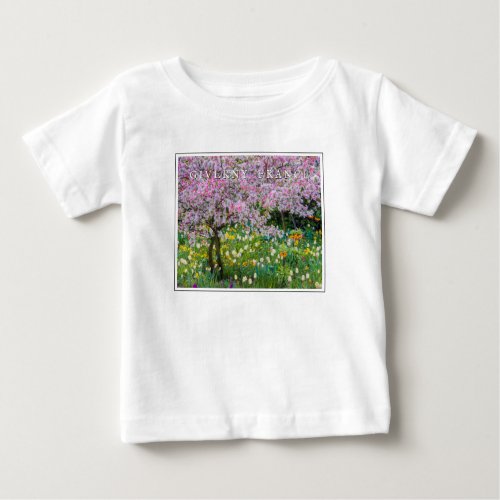 Springtime in Claude Monets Garden Baby T_Shirt