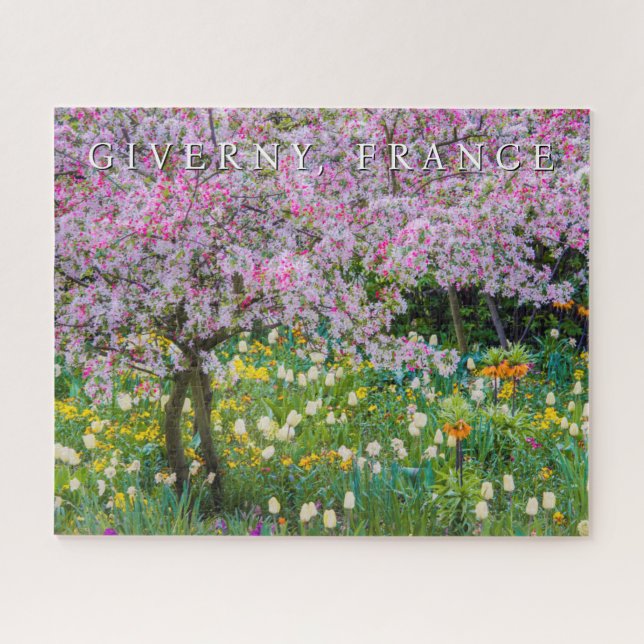 Springtime in Claude Monet's Garden Jigsaw Puzzle (Horizontal)