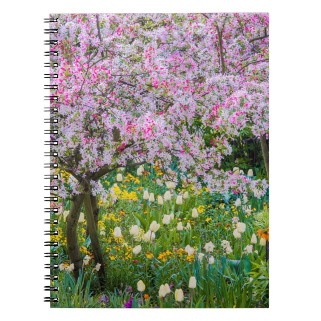 Springtime in Claude Monet's garden Notebook (Front)