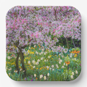 Springtime in Claude Monet's Garden Paper Plates