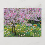Springtime in Claude Monet&#39;s garden Postcard