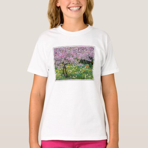 Springtime in Claude Monets Garden T_Shirt
