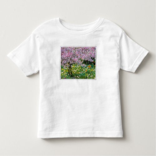 Springtime in Claude Monets Garden Toddler T_shirt