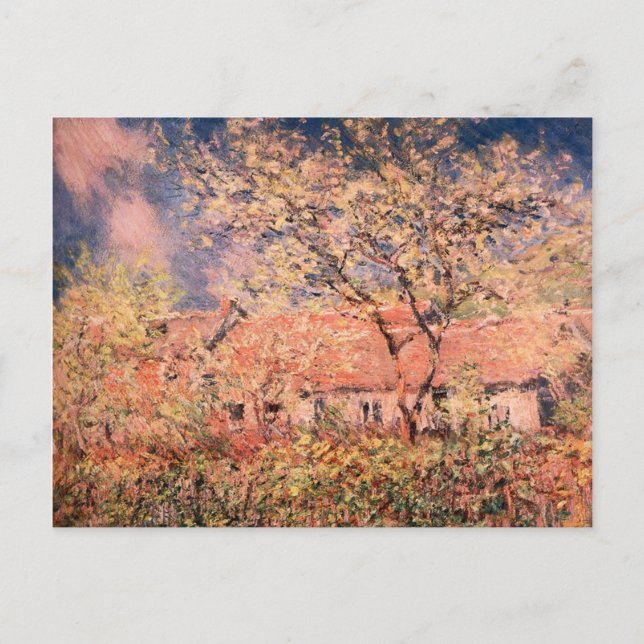 Springtime in Giverny by Claude Monet Postcard (Front)