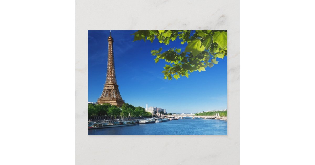 Springtime In Paris Postcard | Zazzle