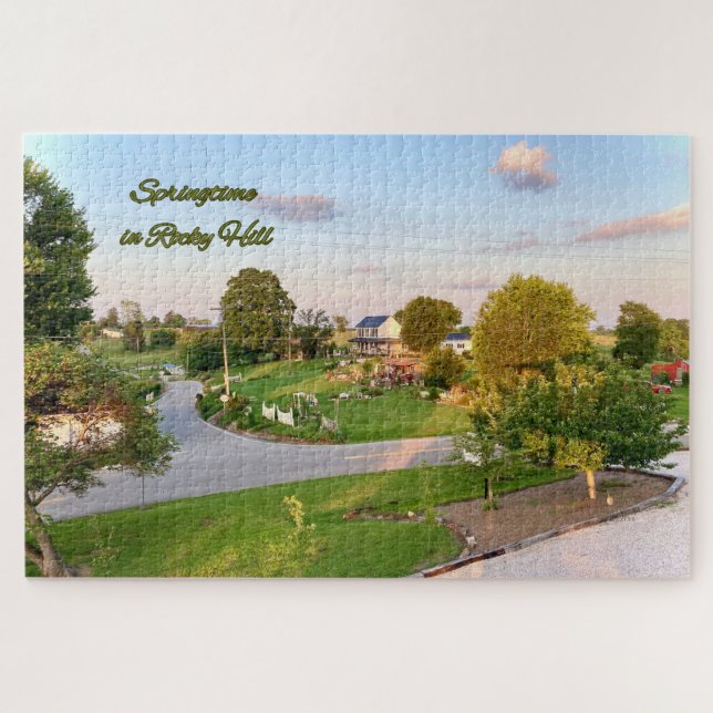 Springtime in Rocky Hill - Quiet Ember  Jigsaw Puzzle (Horizontal)
