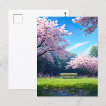 Springtime in the Park Postcard | Zazzle