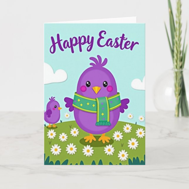 Springtime Joy Avian Friend Card (Front)