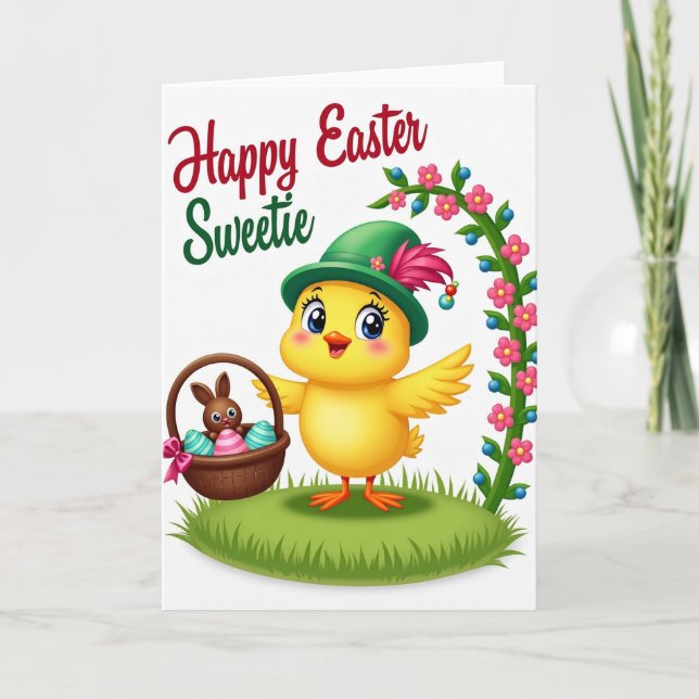 Springtime Joy Bird Card (Front)