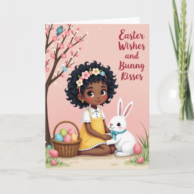 Springtime Joy Faux Gold Foil Card (Front)