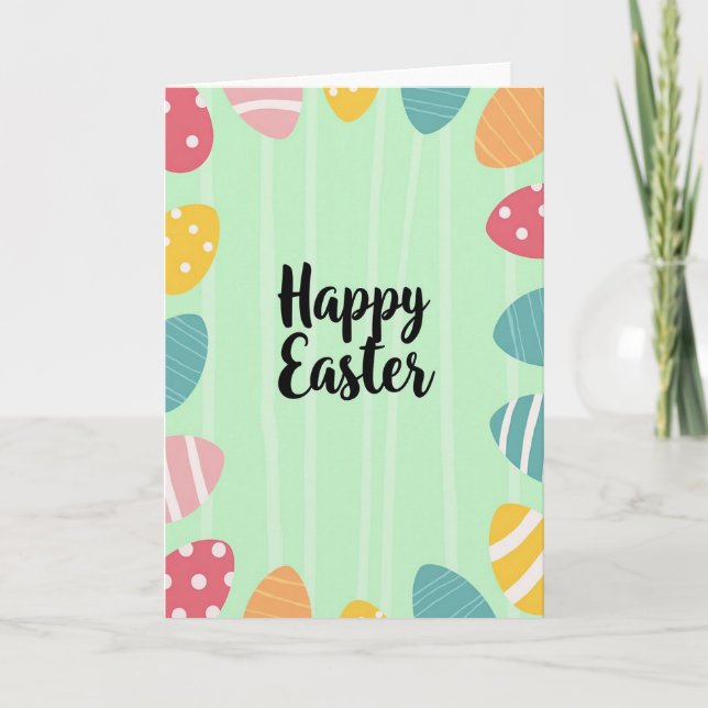 Springtime Joy Greeting Card (Front)