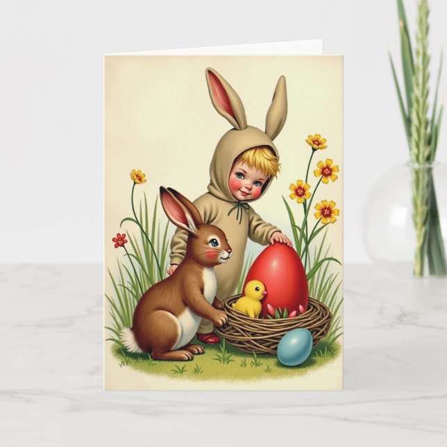 Springtime Joy Kid Card (Front)