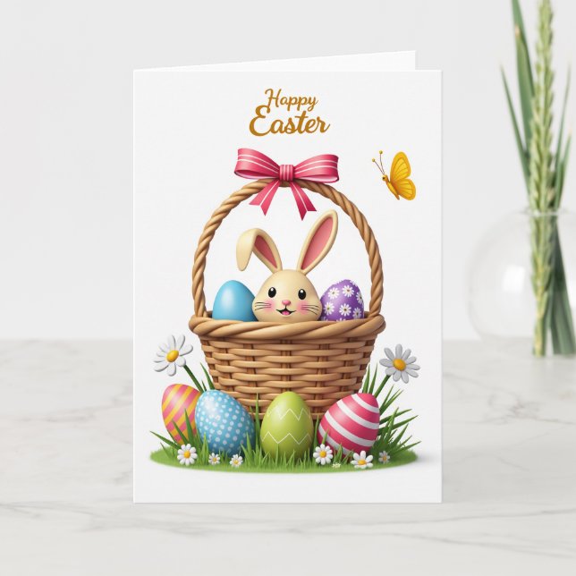 Springtime Joy Themed Card (Front)