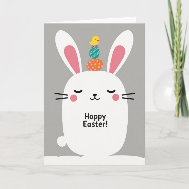 Springtime Joyful Creature Card (Front)