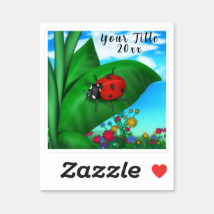 Springtime Ladybug Sticker