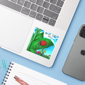 Springtime Ladybug Sticker