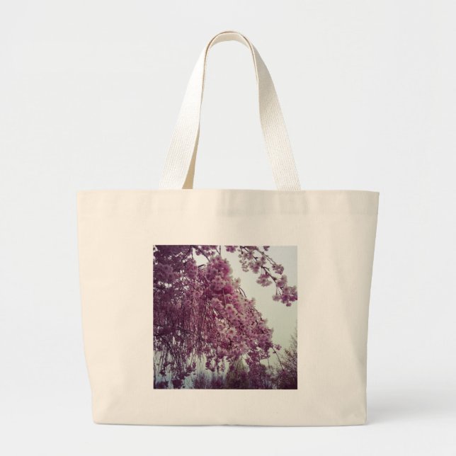 Springtime Large Tote Bag (Front)