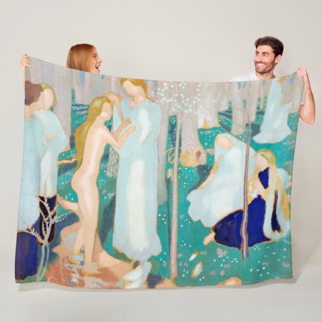 Springtime, Maurice Denis Fleece Blanket (In Situ)