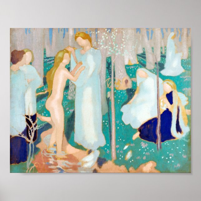 Springtime, Maurice Denis Poster (Front)