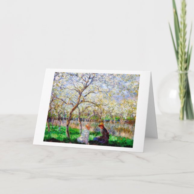 Springtime, Monet Card (Front)
