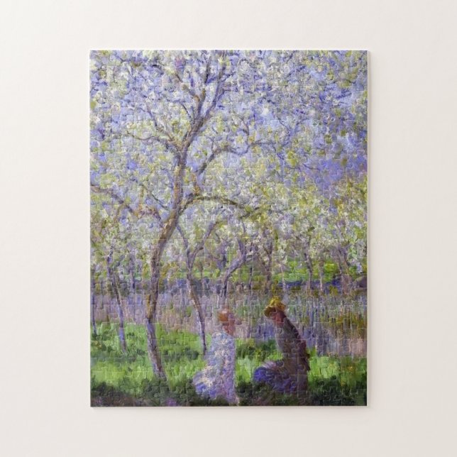 Springtime Monet Fine Art Jigsaw Puzzle (Vertical)