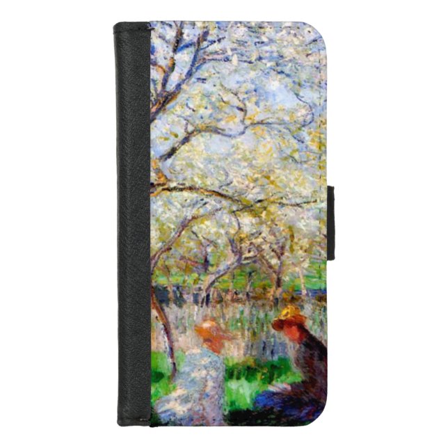 Springtime, Monet iPhone Wallet Case (Front)