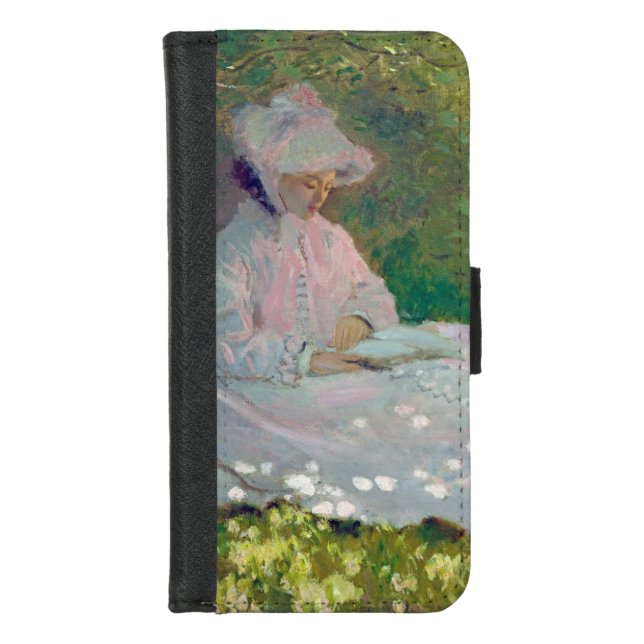 Springtime, Monet iPhone Wallet Case (Front)