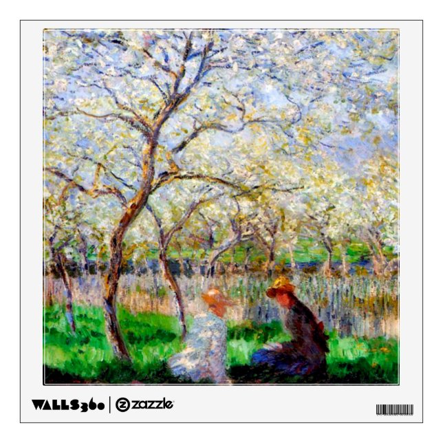 Springtime, Monet Wall Decal (Front)