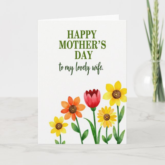 Springtime Mothers Love Card (Front)